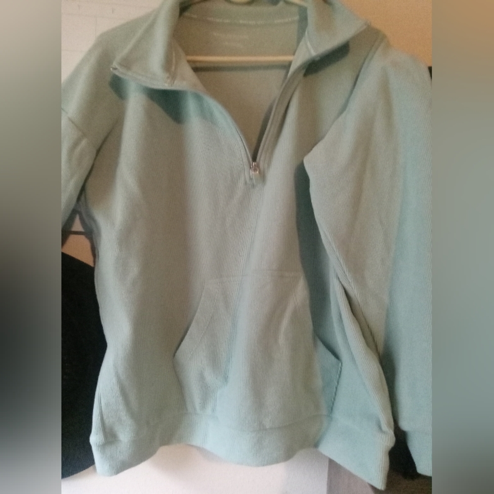 Marc New York Zipper Pullover with Front Pocket - Picture 1 of 5